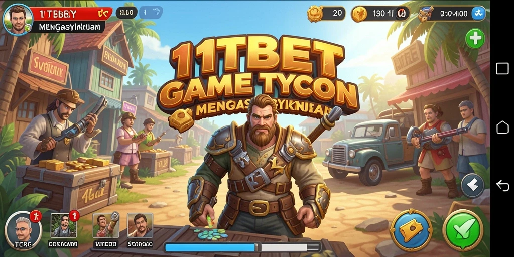 Screenshot gameplay 11TBET menampilkan pengalaman Tycoon yang mendebarkan.