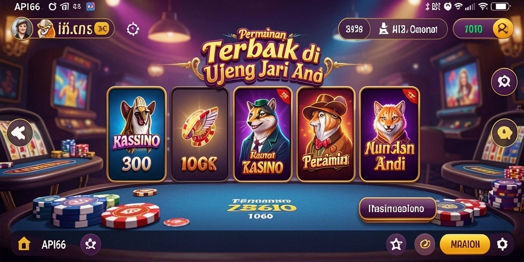 Tampilan gameplay menarik dari API66 yang menyajikan pengalaman Kasino menawan.