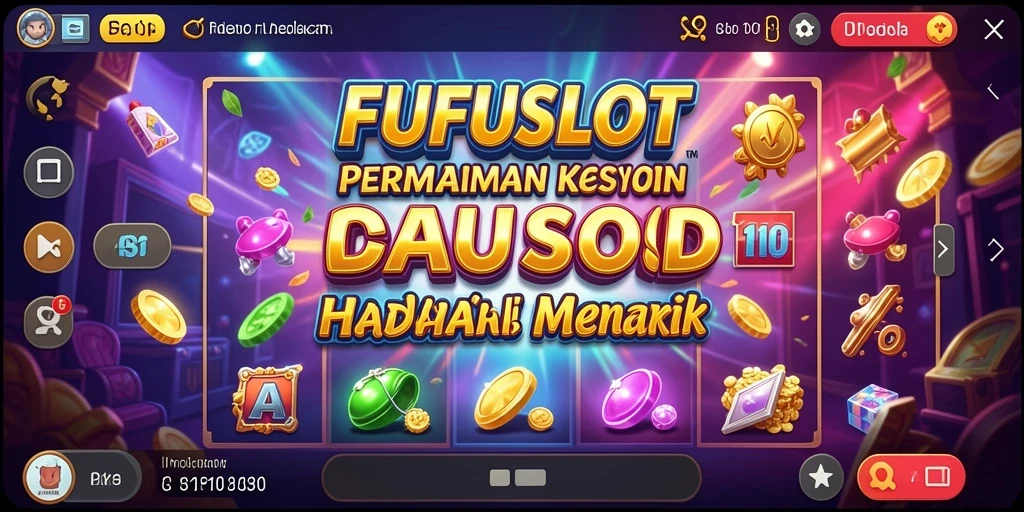 Screenshot gameplay FUFUSLOT yang menampilkan putaran Slot yang menarik.
