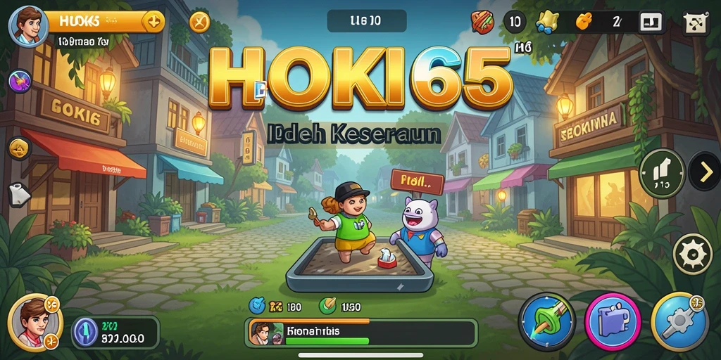 Tampilan gameplay HOKI65 yang seru dan menarik.