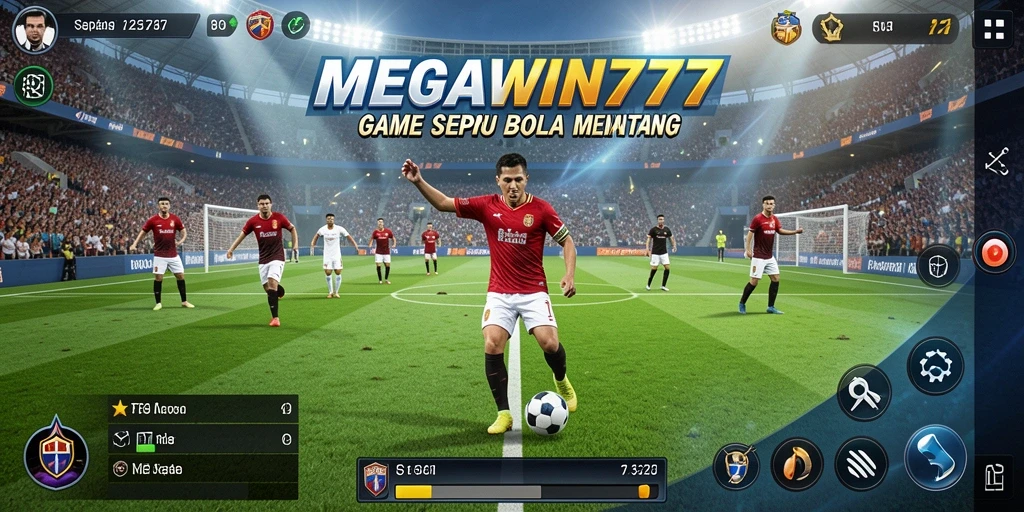 Tampilkan aksi mendebarkan dalam game sepak bola MEGAWIN777.