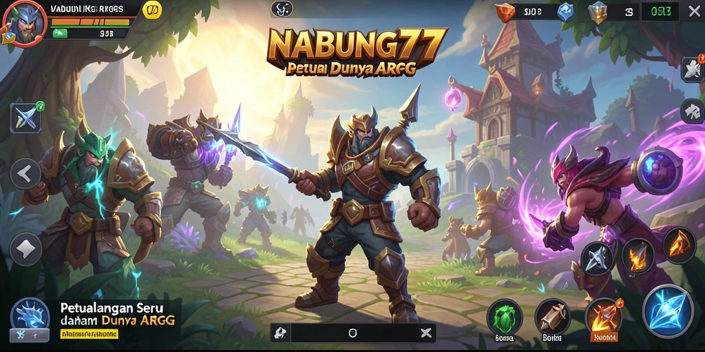 Gameplay seru NABUNG77 yang penuh tantangan dan petualangan.