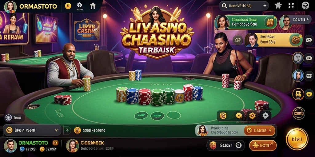 Tampilan gameplay Live Casino yang seru di ORMASTOTO.