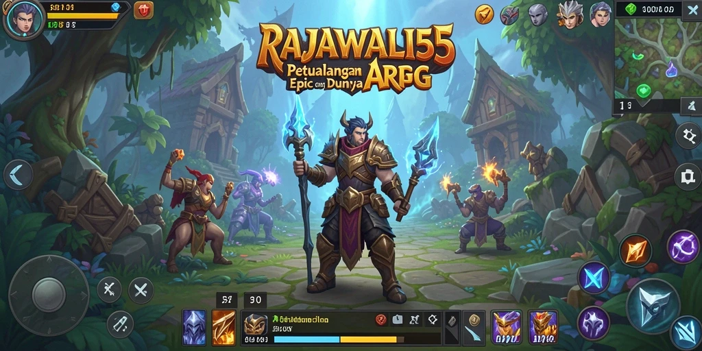 Tampilan gameplay yang dinamis dan menarik di RAJAWALI55.