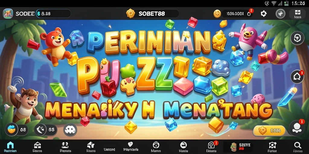 Tampilan gameplay menarik dari SOBET88 yang penuh warna.