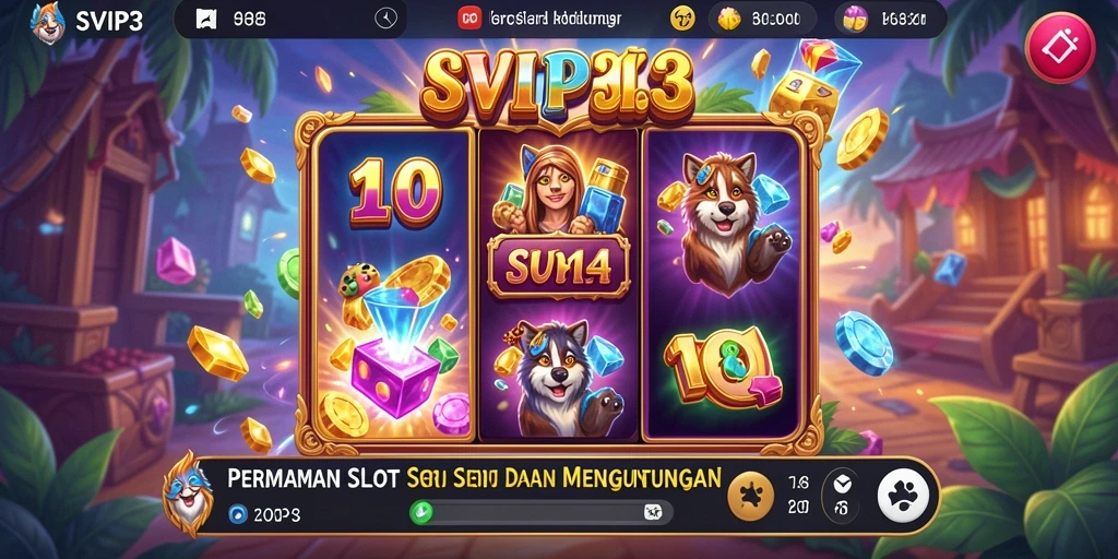 Screenshot permainan SVIP3 menampilkan visual menarik dan gameplay yang mengasyikkan.